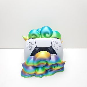 Home 3D-geprinte Regenboogwolk Game controllerhouder