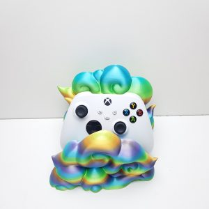 Home 3D-geprinte Regenboogwolk Game controllerhouder