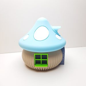 Home 3D-geprint paddenstoelhuisje