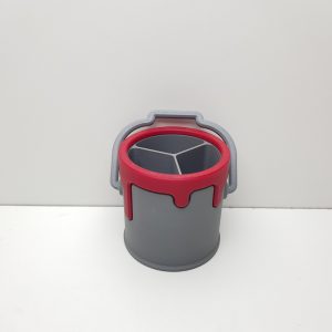 Verfemmer Pennenhouder – Bureau Organizer / Rood - Grijs
