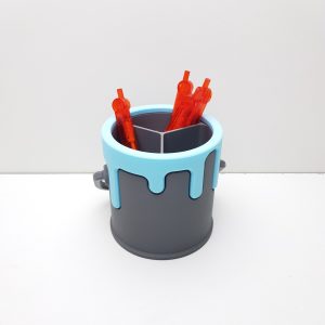 Verfemmer Pennenhouder – Bureau Organizer - Blauw / Grijs