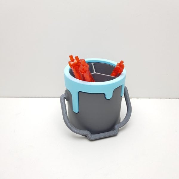 Verfemmer Pennenhouder – Bureau Organizer - Blauw / Grijs