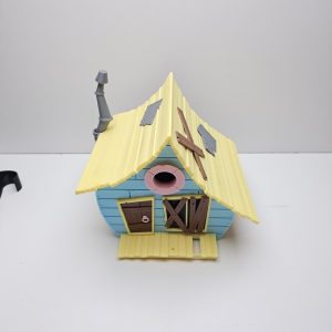 Cartoon Hut Vogelhuisje – Scheef Huisje Design