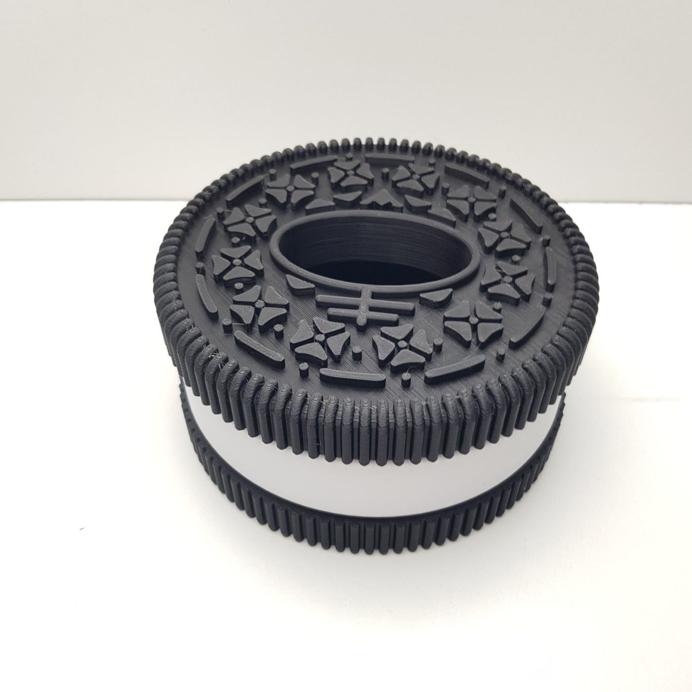Koekje Tissue Dispenser – Rond Biscuit Design